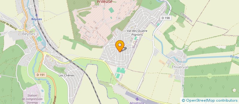 localisation de l'entreprise ENTREPRISE JOLIVET à BEYNES