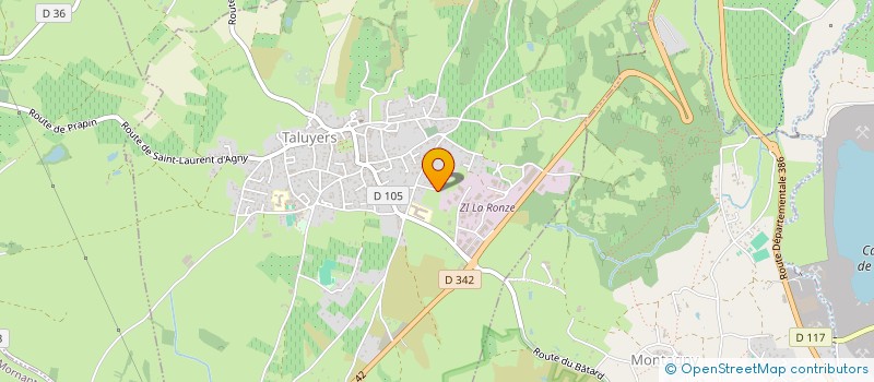 localisation de l'entreprise ENTREPRISE JOSE  TALUYERS