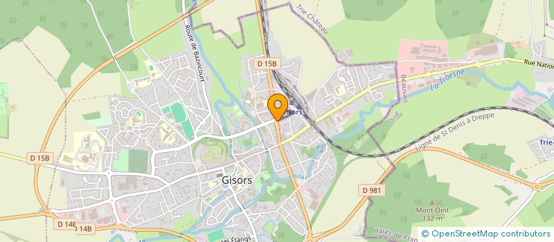 localisation de l'entreprise ENTREPRISE JOSE MOREIRA à GISORS