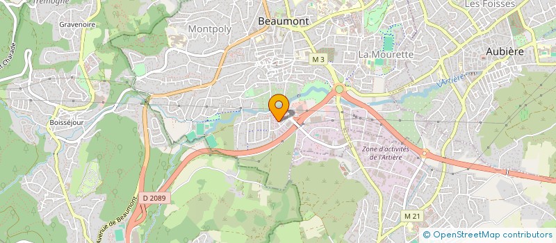 localisation de l'entreprise ENTREPRISE JOSE RIBEIRO  BEAUMONT