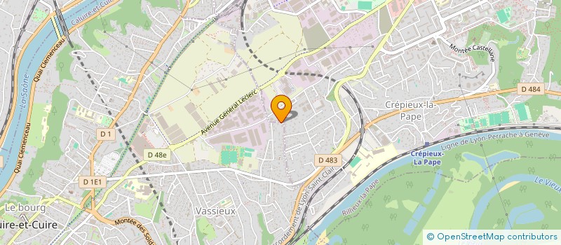 localisation de l'entreprise ENTREPRISE JOUBERT SARL  CALUIRE-ET-CUIRE