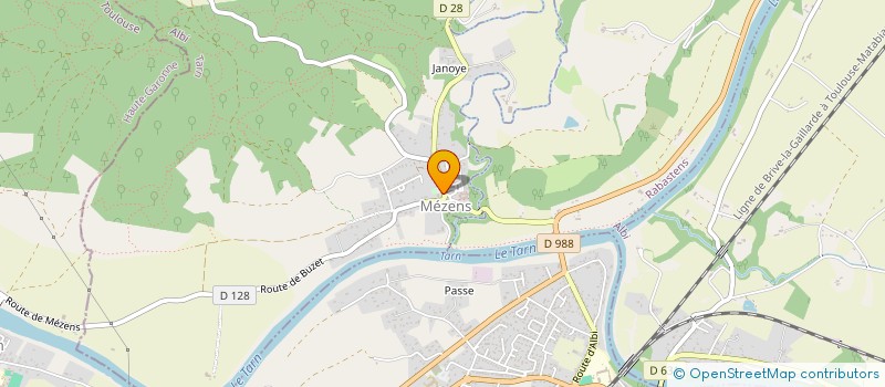 localisation de l'entreprise ENTREPRISE JP MAZERAN à ROQUEMAURE