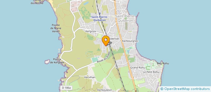 localisation de l'entreprise ENTREPRISE JULIEN LE BLAYE à SAINT-PIERRE-QUIBERON