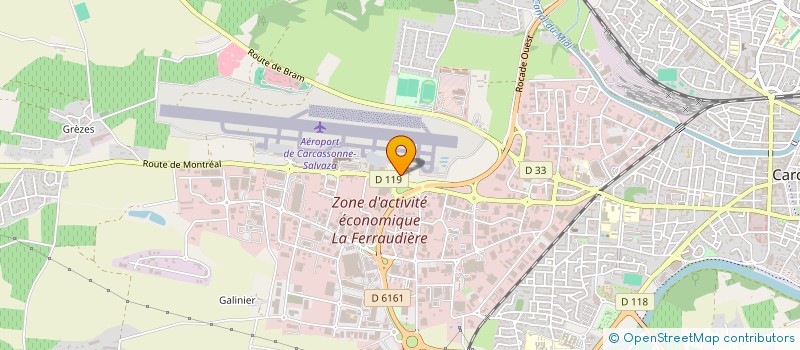 localisation de l'entreprise ENTREPRISE JULLIA SARL à CARCASSONNE