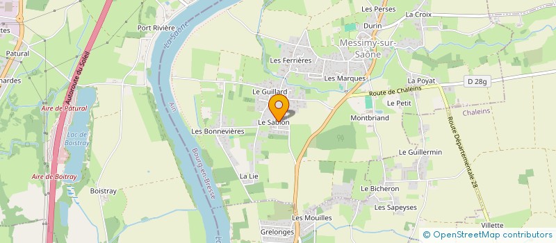 localisation de l'entreprise ENTREPRISE KARA à MESSIMY-SUR-SAONE