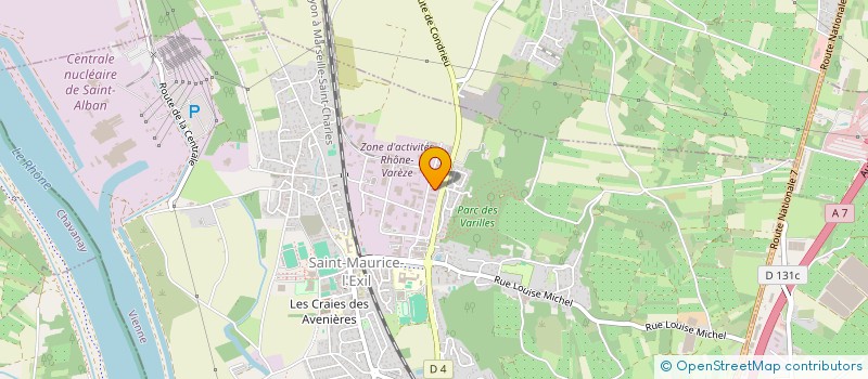 localisation de l'entreprise ENTREPRISE KARAHAN FRERES à SAINT-MAURICE-L'EXIL