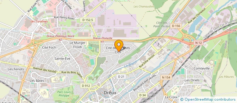 localisation de l'entreprise ENTREPRISE KARAMAHMUT à DREUX