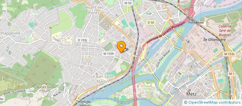 localisation de l'entreprise ENTREPRISE KEHRER  METZ