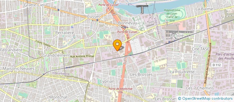 localisation de l'entreprise ENTREPRISE KHAIRY MARC à VILLEURBANNE