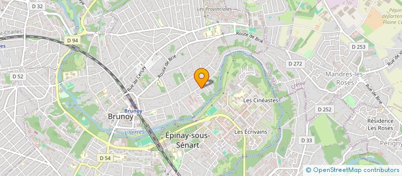 localisation de l'entreprise ENTREPRISE KRIKORIAN à BRUNOY