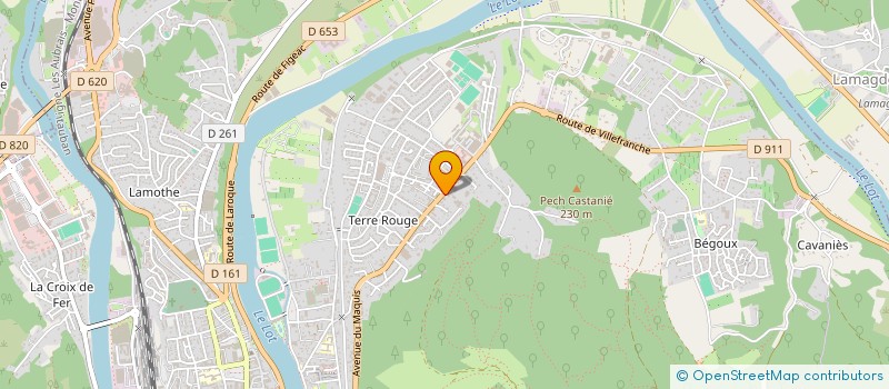 localisation de l'entreprise ENTREPRISE LACASSAGNE à CAHORS