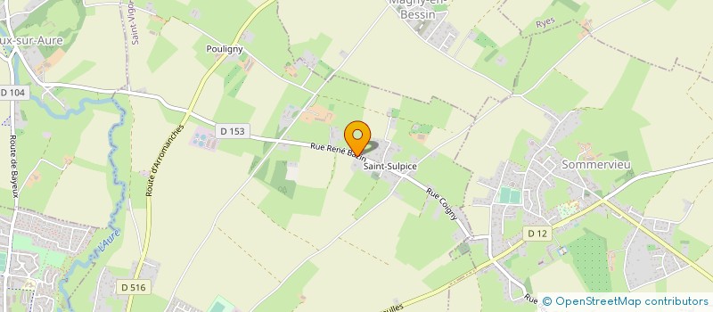 localisation de l'entreprise ENTREPRISE LAGREVE à SAINT-VIGOR-LE-GRAND