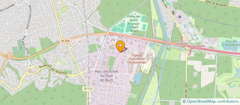 localisation de l'entreprise ENTREPRISE LALANDE à LA TESTE-DE-BUCH