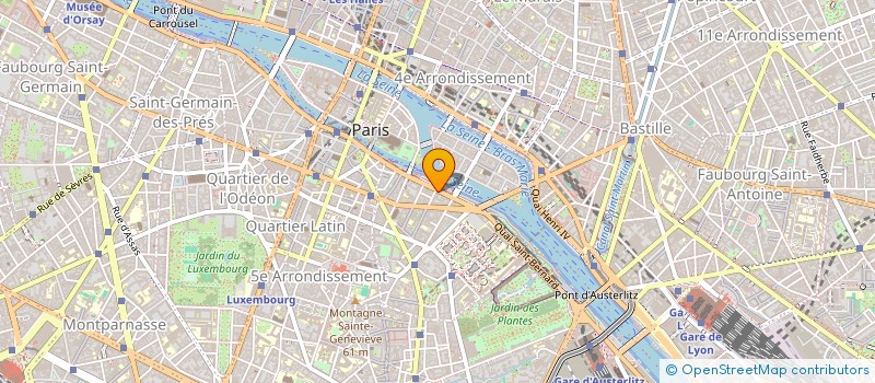 localisation de l'entreprise ENTREPRISE LANAU ALLOUCHE à PARIS