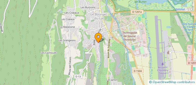 localisation de l'entreprise ENTREPRISE LANGAIN à LE BOURGET-DU-LAC