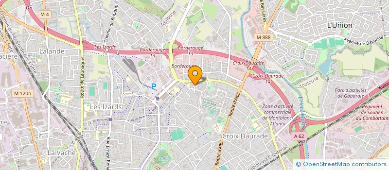 localisation de l'entreprise ENTREPRISE LARRUD à TOULOUSE
