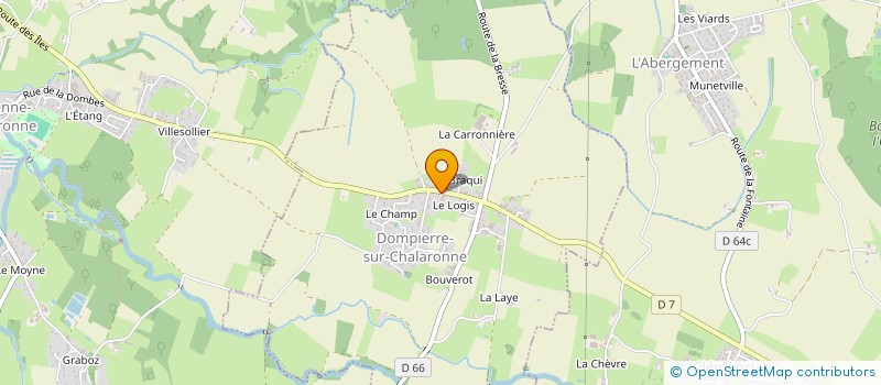 localisation de l'entreprise ENTREPRISE LASSARA FAVRE à DOMPIERRE-SUR-CHALARONNE