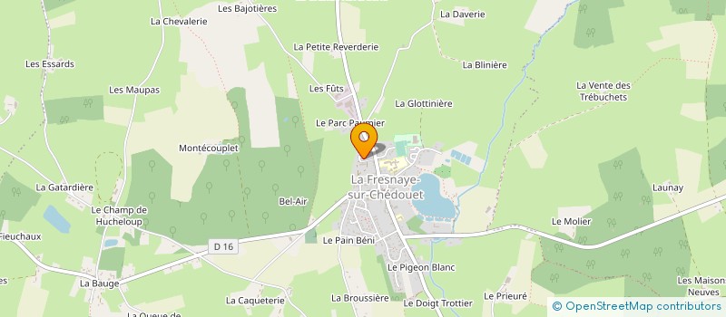 localisation de l'entreprise ENTREPRISE LAUNAY ET FILS  SAINT REMY DU VAL