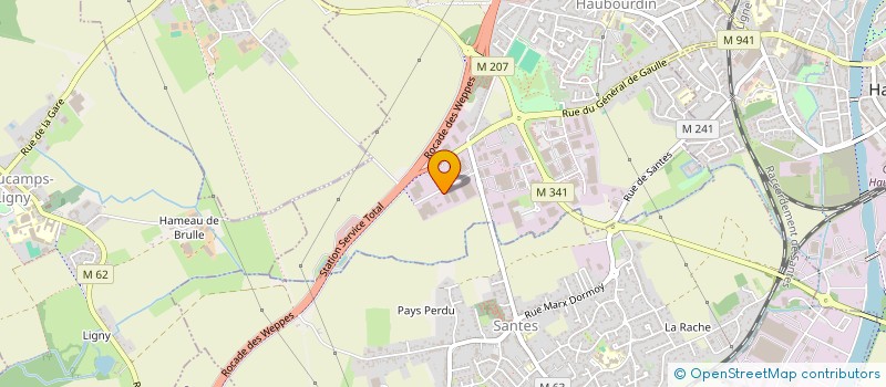 localisation de l'entreprise ENTREPRISE LAURENGE à HALLENNES-LEZ-HAUBOURDIN