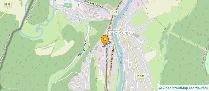 localisation de l'entreprise ENTREPRISE LAURENT  VIREUX-MOLHAIN