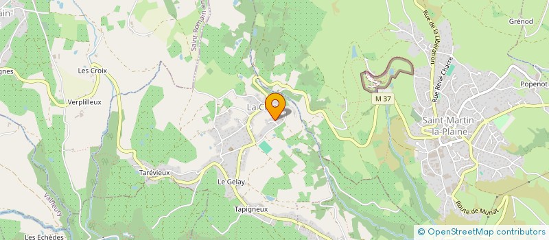 localisation de l'entreprise ENTREPRISE LAURENT PENAUD  GENILAC