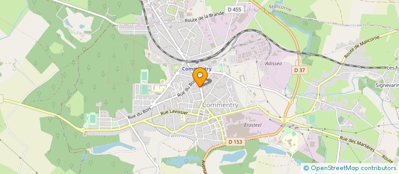 localisation de l'entreprise ENTREPRISE LAUVERGNE COLLINET à COMMENTRY