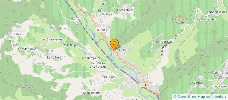 localisation de l'entreprise ENTREPRISE LAVIEILLE à TERNAND