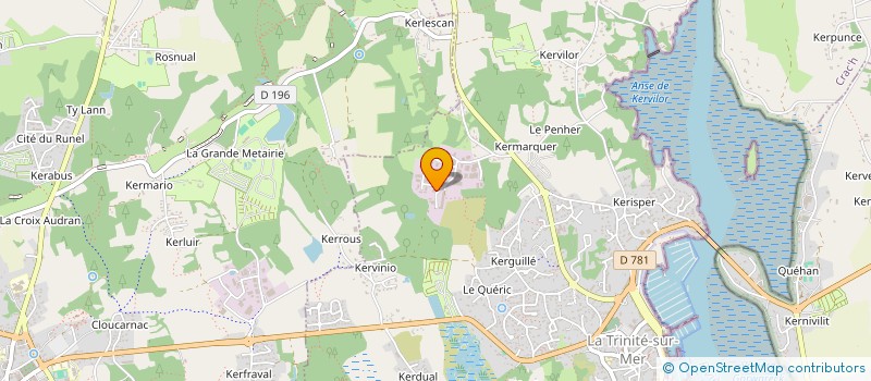 localisation de l'entreprise ENTREPRISE LE BIHAN  LA TRINITE-SUR-MER