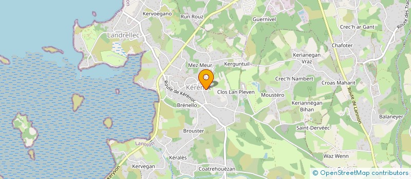 localisation de l'entreprise ENTREPRISE LE DANTEC à PLEUMEUR-BODOU