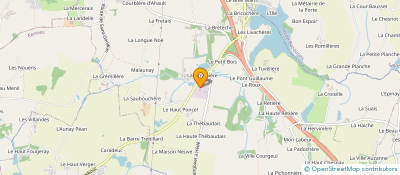 localisation de l'entreprise ENTREPRISE LE GAL à SAINT-SYMPHORIEN