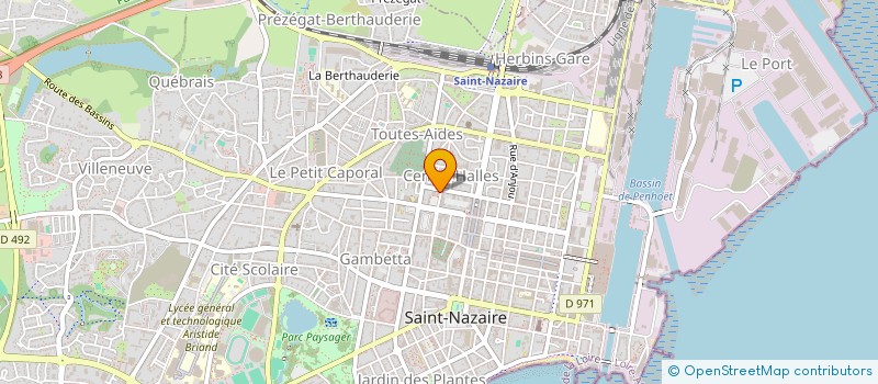 localisation de l'entreprise ENTREPRISE LE LAN à SAINT-NAZAIRE