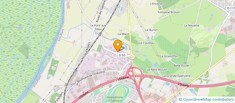 localisation de l'entreprise ENTREPRISE LE MENER à ECOUFLANT
