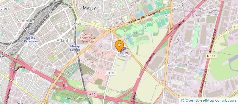 localisation de l'entreprise ENTREPRISE LE QUERE PERE ET FILS à MASSY