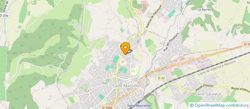 localisation de l'entreprise ENTREPRISE LE VERCORS  SAINT-MARCELLIN