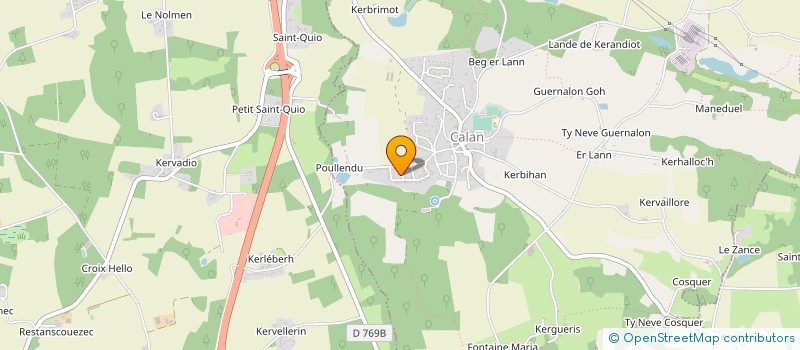 localisation de l'entreprise ENTREPRISE LE VOUEDEC SARL à INGUINIEL