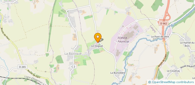 localisation de l'entreprise ENTREPRISE LEBAILLY à CALIGNY