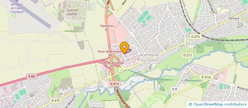 localisation de l'entreprise ENTREPRISE LEBEAU - MARTINA  BRETTEVILLE-SUR-ODON