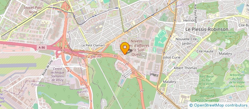localisation de l'entreprise ENTREPRISE LEBRUN à CLAMART