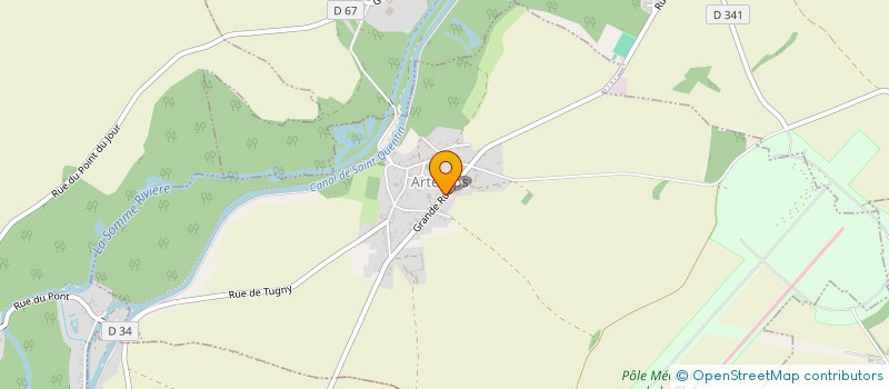 localisation de l'entreprise ENTREPRISE LECLERCQ  ARTEMPS