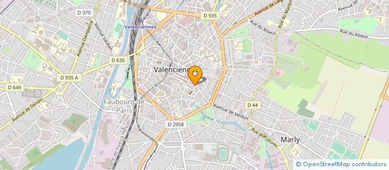 localisation de l'entreprise ENTREPRISE LECOUF à VALENCIENNES
