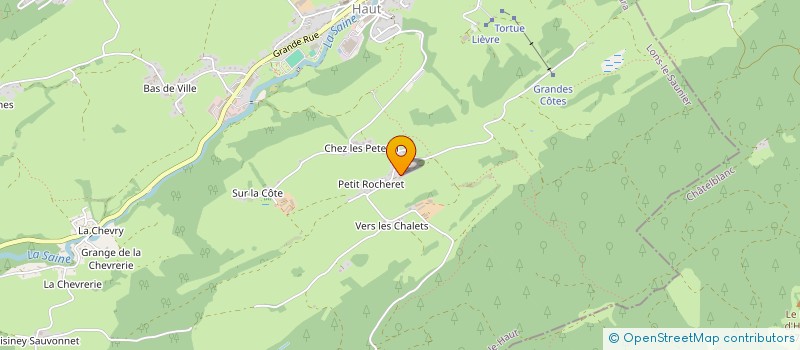 localisation de l'entreprise ENTREPRISE LECOULTRE à FONCINE-LE-HAUT