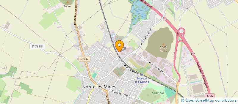 localisation de l'entreprise ENTREPRISE LEFEBVRE  NUX-LES-MINES