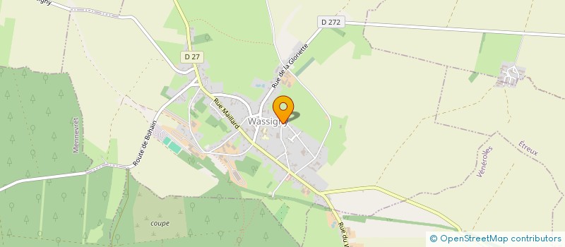 localisation de l'entreprise ENTREPRISE LEFEVRE JEAN FRANCOIS  WASSIGNY