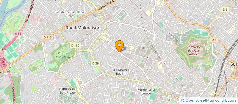 localisation de l'entreprise ENTREPRISE LEFORT FRANCHETEAU à RUEIL MALMAISON