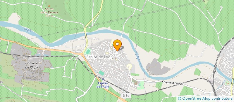 localisation de l'entreprise ENTREPRISE LEFRANC  ESPIRA-DE-L'AGLY