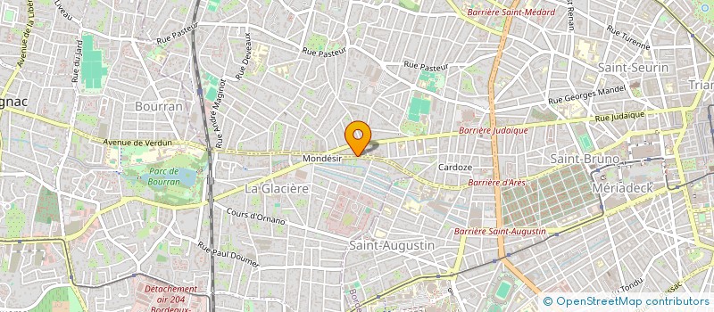 localisation de l'entreprise ENTREPRISE LEGENTIL  BORDEAUX