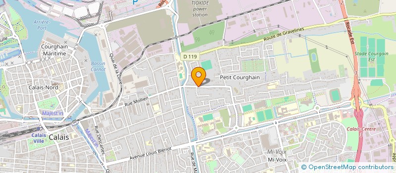 localisation de l'entreprise ENTREPRISE LEGROS à CALAIS