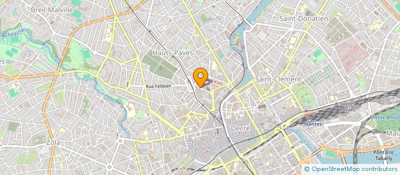 localisation de l'entreprise ENTREPRISE LEJEUNE à NANTES