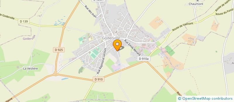 localisation de l'entreprise ENTREPRISE LELAUMIER à GODERVILLE