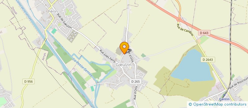 localisation de l'entreprise ENTREPRISE LELEU  COURCHELETTES